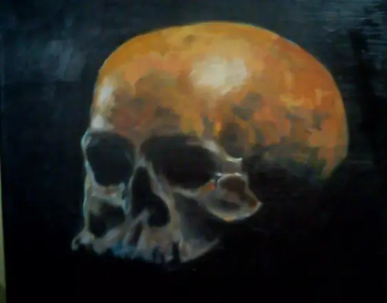 Skull. óleo sobre lienzo. 2007