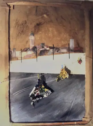 Pintura tendida. Bruselas