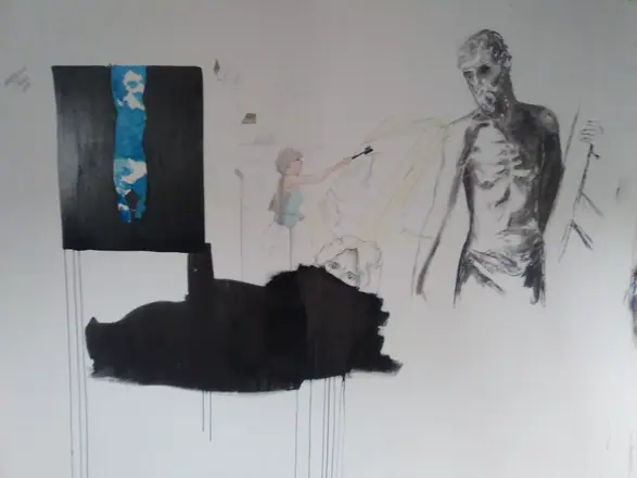 Muro atelier Noblejas. La Mancha