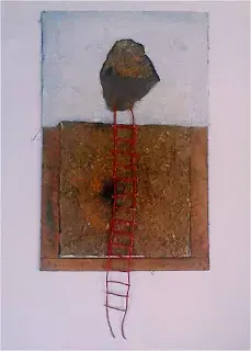 Echelle 2. collage sobre bastidor. 80x50cm.2012