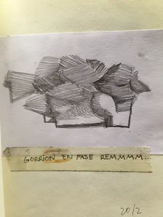 Gorrión en REM