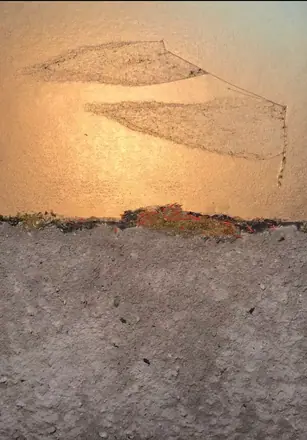 Limenes X. ceniza _ spray sobre tabla.