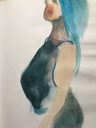 Mujer betún